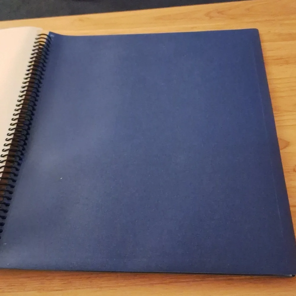 8 Pocket Project Organizer blue letter size new